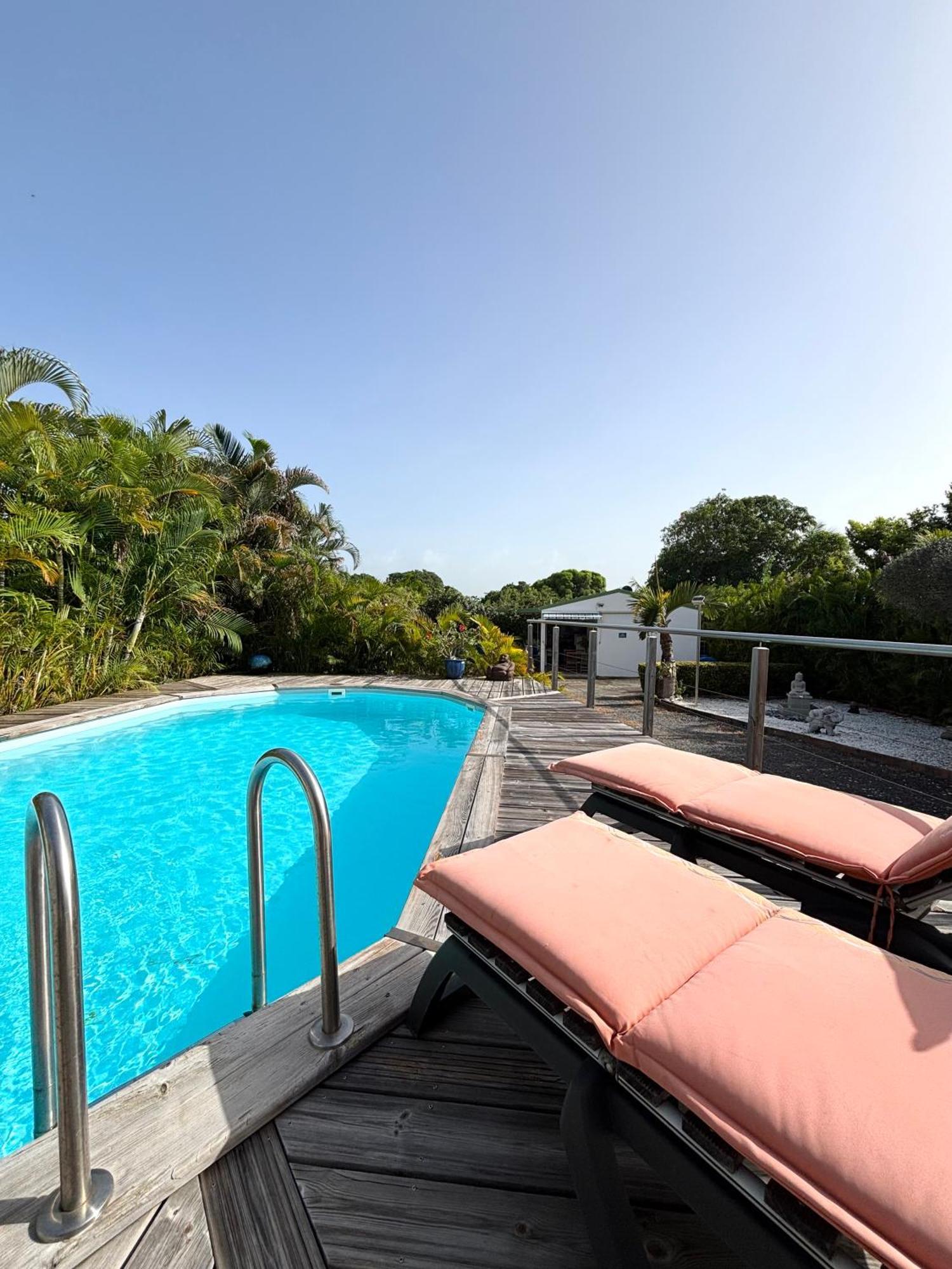 Gites Les Bienheureux - Piscine, Hamak, Terrasse Anse-Bertrand Kültér fotó